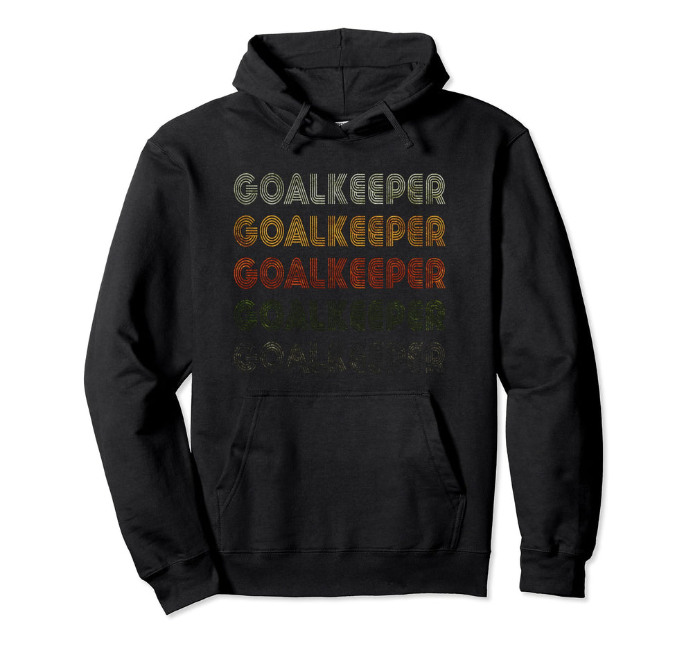 Love Heart Goalkeeper Grunge Black Hoodie - Trendy Graphic Men Women