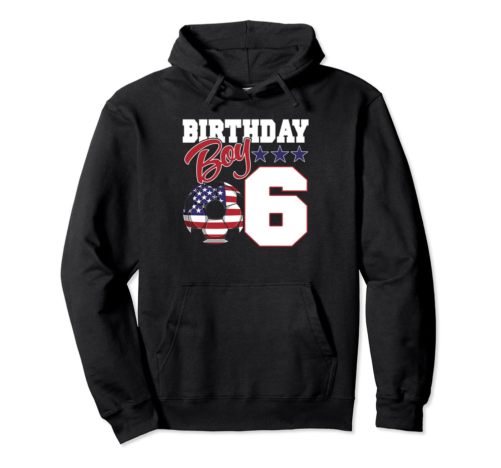 6Th Birthday Party Patriotic American Hoodie - Unique Graphic Men Women