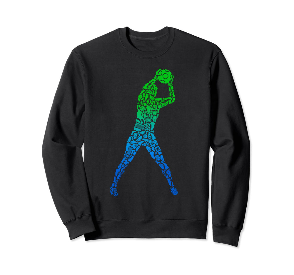Soccer Goalie Futbol Soccer Player Sweatshirt - Unique Graphic Unisex
