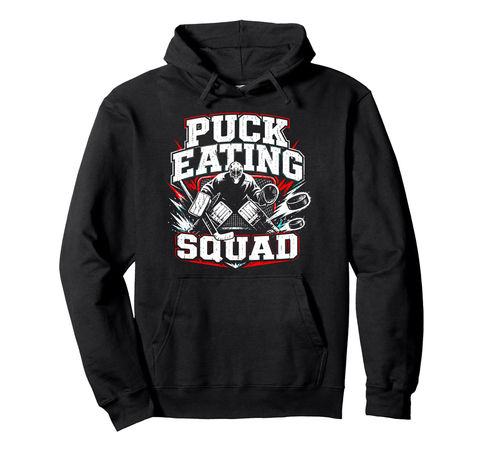 Ice Hockey Goalie Team Goalkeeper Hockey Hoodie - Unique Graphic Unisex