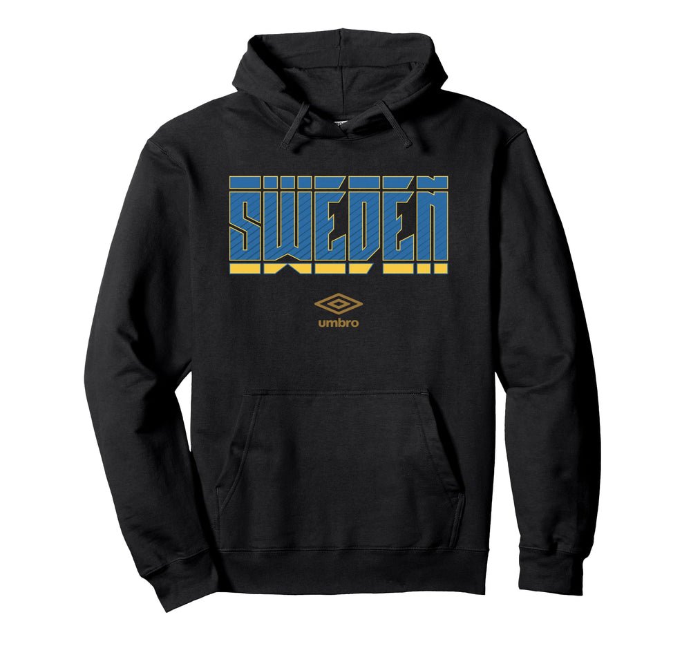 Umbro International Soccer Sweden Hoodie - Trendy Graphic Men Women