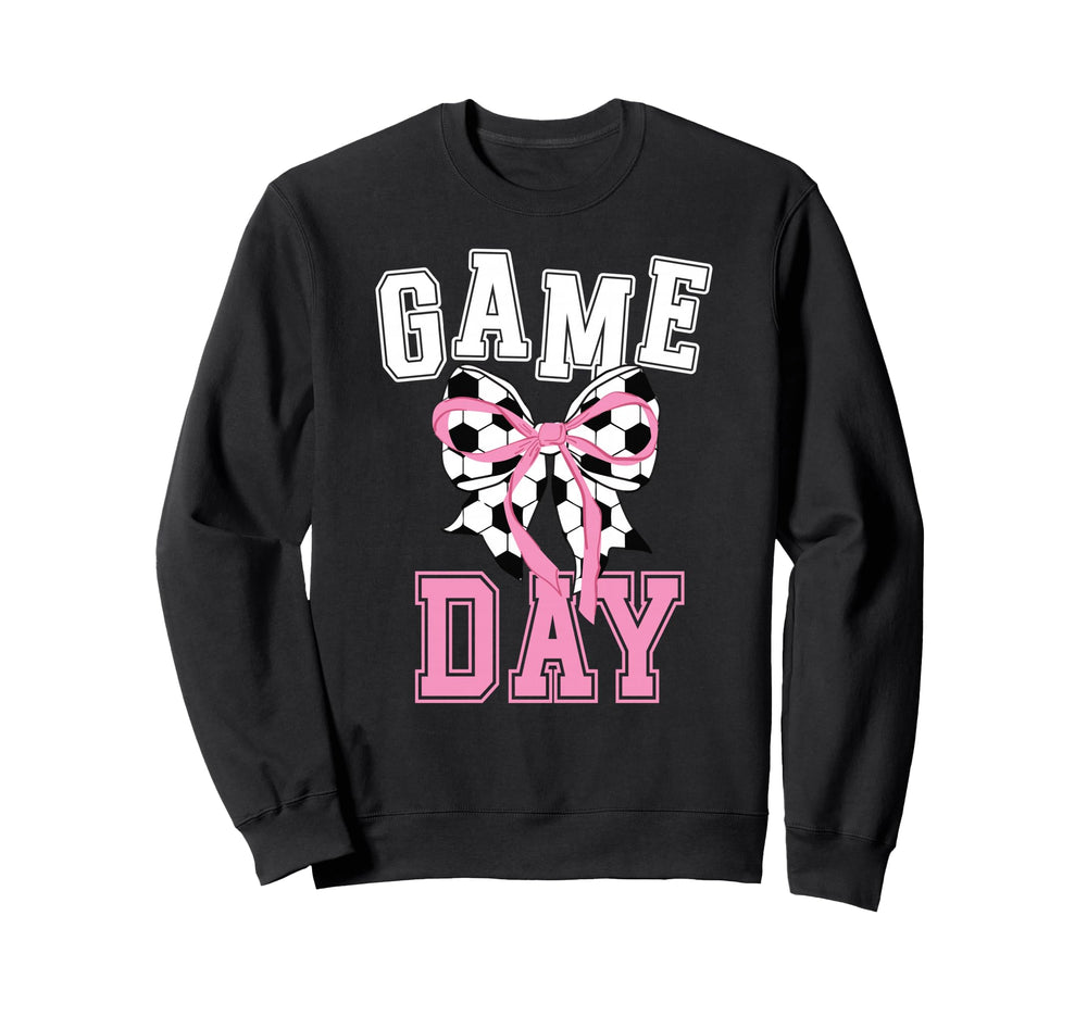 Game Day Soccer Game Day Coquette Sweatshirt - Aesthetic Graphic Men Women