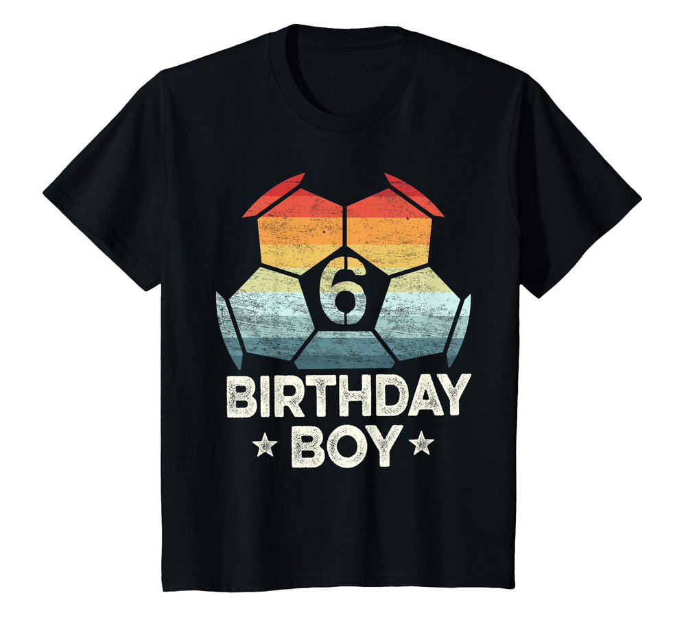 6 Year Old Soccer Player Gifts 6Th T-Shirt - Minimalist Print Men Women