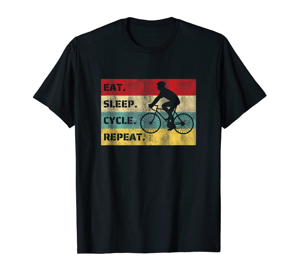Eat Sleep Cycle Repeat Sports Player T-Shirt - Streetwear Style Men Women