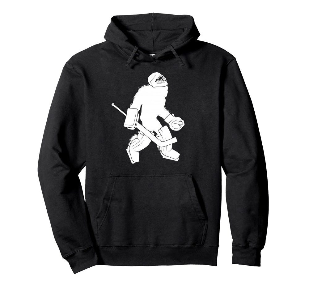 Hockey Goalie Bigfoot Goalkeeper Sport Hoodie - Trendy Graphic Men Women