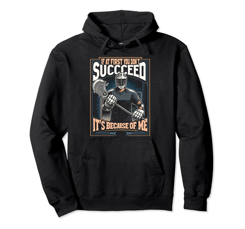 Funny Goalkeeper Lacrosse Goalie Hoodie - Trendy Graphic Men Women