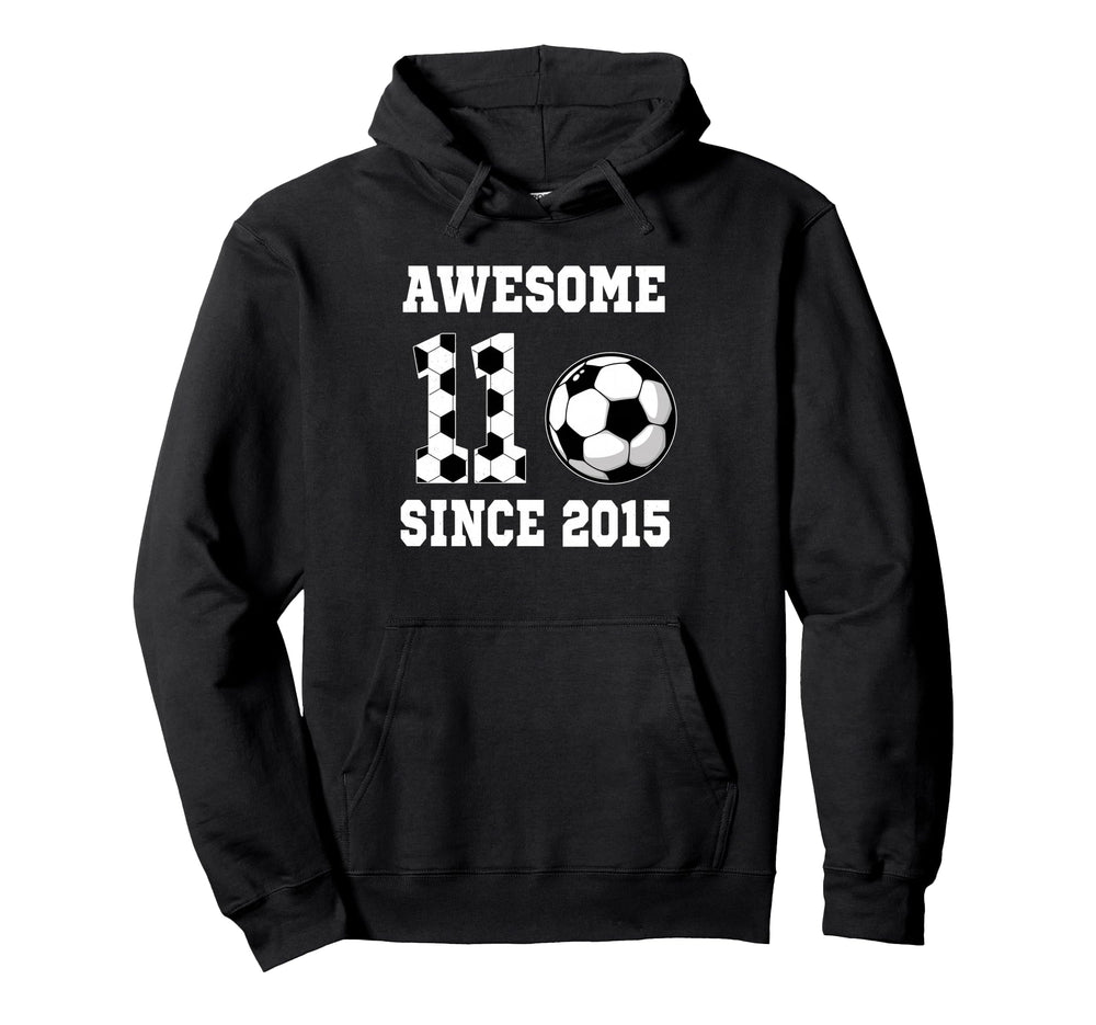11 Years Old Birthday Soccer Hoodie - Fun Novelty Design for Adults
