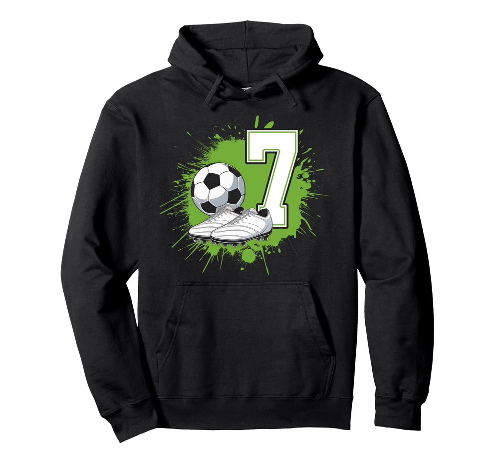 7 Soccer Birthday Gift Soccer Fan Hoodie - Streetwear Style for Adults