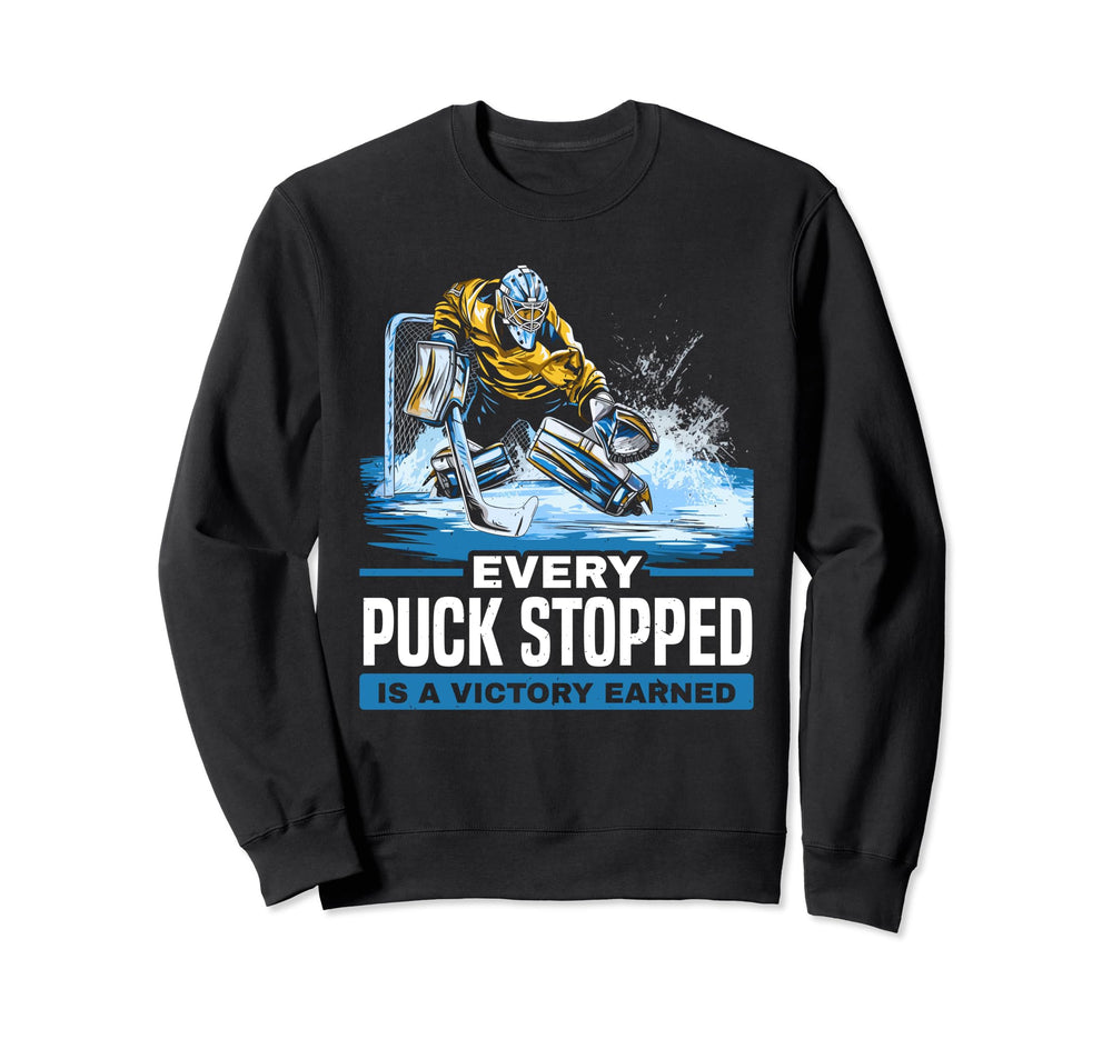 Ice Hockey Goalie Goaltender Keeper Sweatshirt - Trendy Graphic Unisex