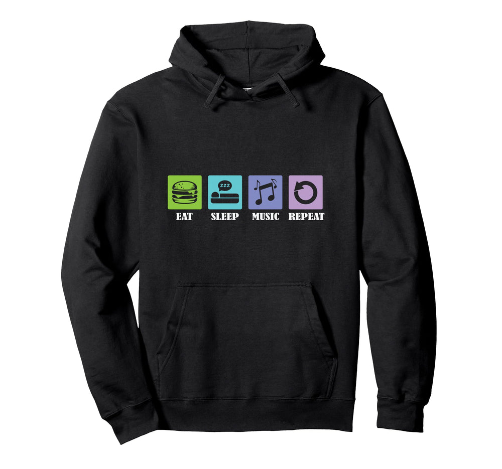 Music Lover Routine Playlist Dj Sweatshirt - Minimalist Print Unisex