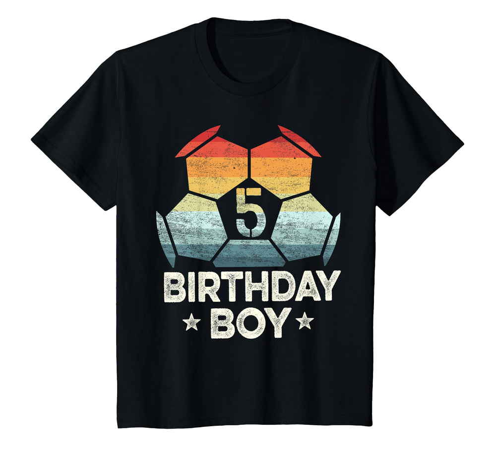 5 Year Old Soccer Player Gifts 5Th T-Shirt - Trendy Graphic for Adults