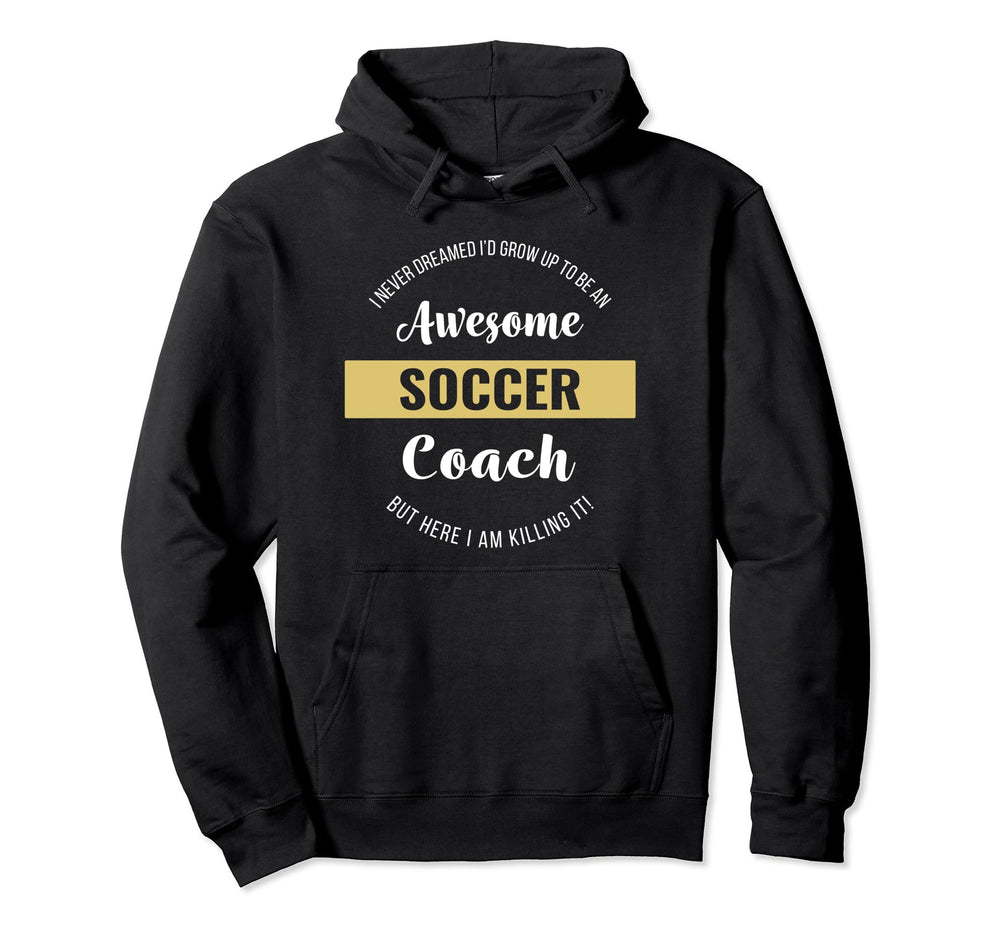 Soccer Coach Funny Hoodie - Minimalist Print Unisex
