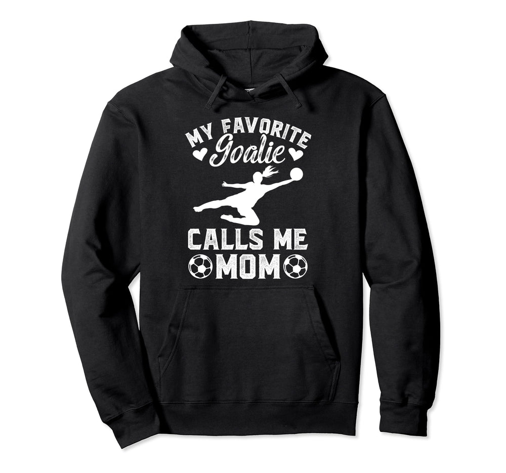 My Favorite Soccer Goalkeeper Mom Hoodie - Minimalist Print for Adults