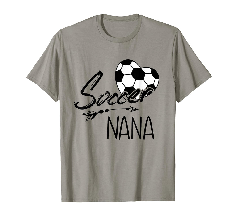 Soccer Nana Womens Grandma Gift T-Shirt - Casual Everyday Wear Unisex