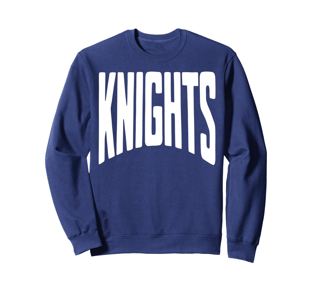 Knights Team Mascot School Spirit Sweatshirt - Streetwear Style Men Women