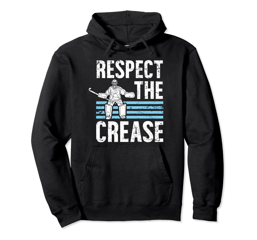 Respect Crease Ice Hockey Hoodie - Casual Everyday Wear Men Women