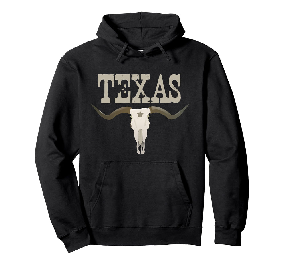 Texas Longhorn Bull Symbol Gift Hoodie - Unique Graphic Unisex