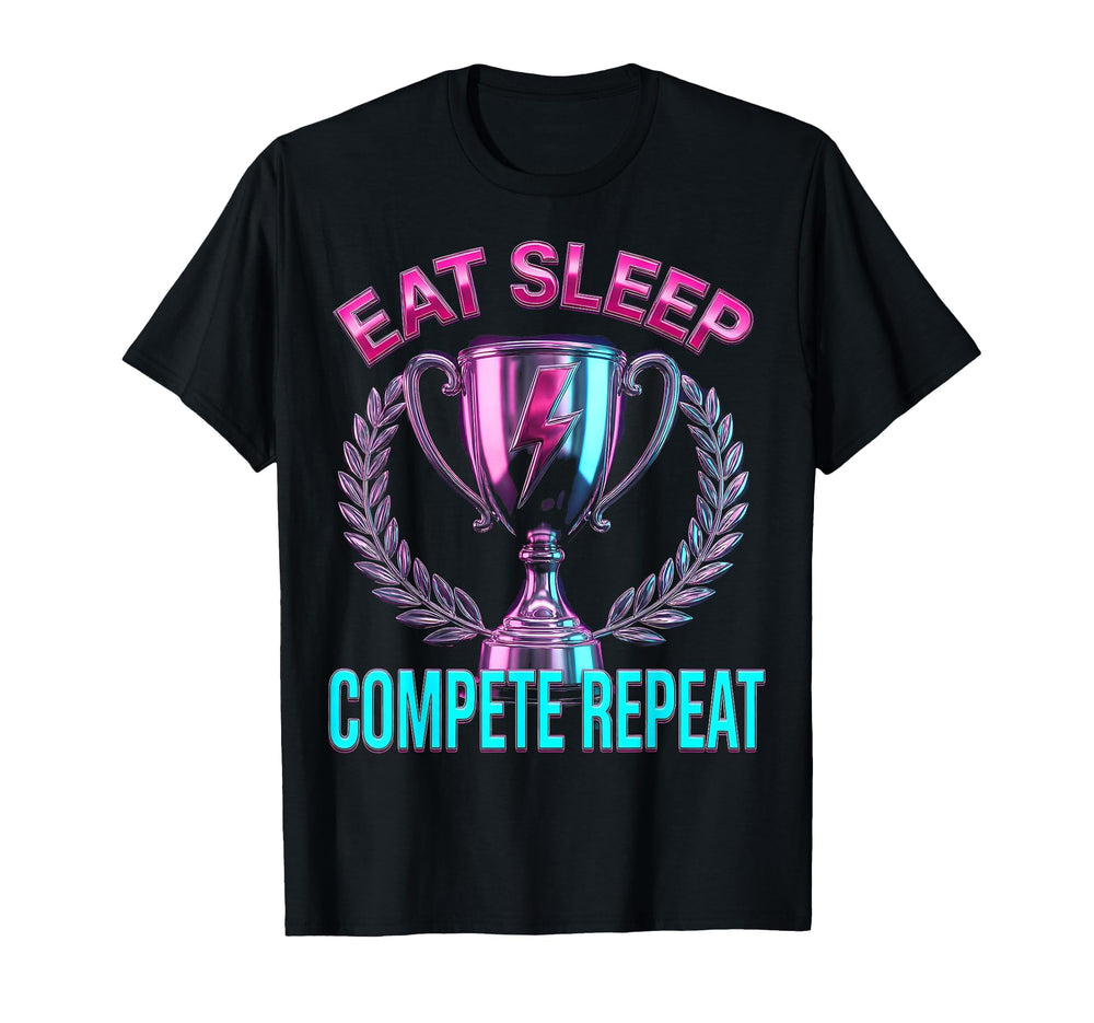 Field Day Eat Sleep Compete Repeat T-Shirt - Custom Art Print for Adults