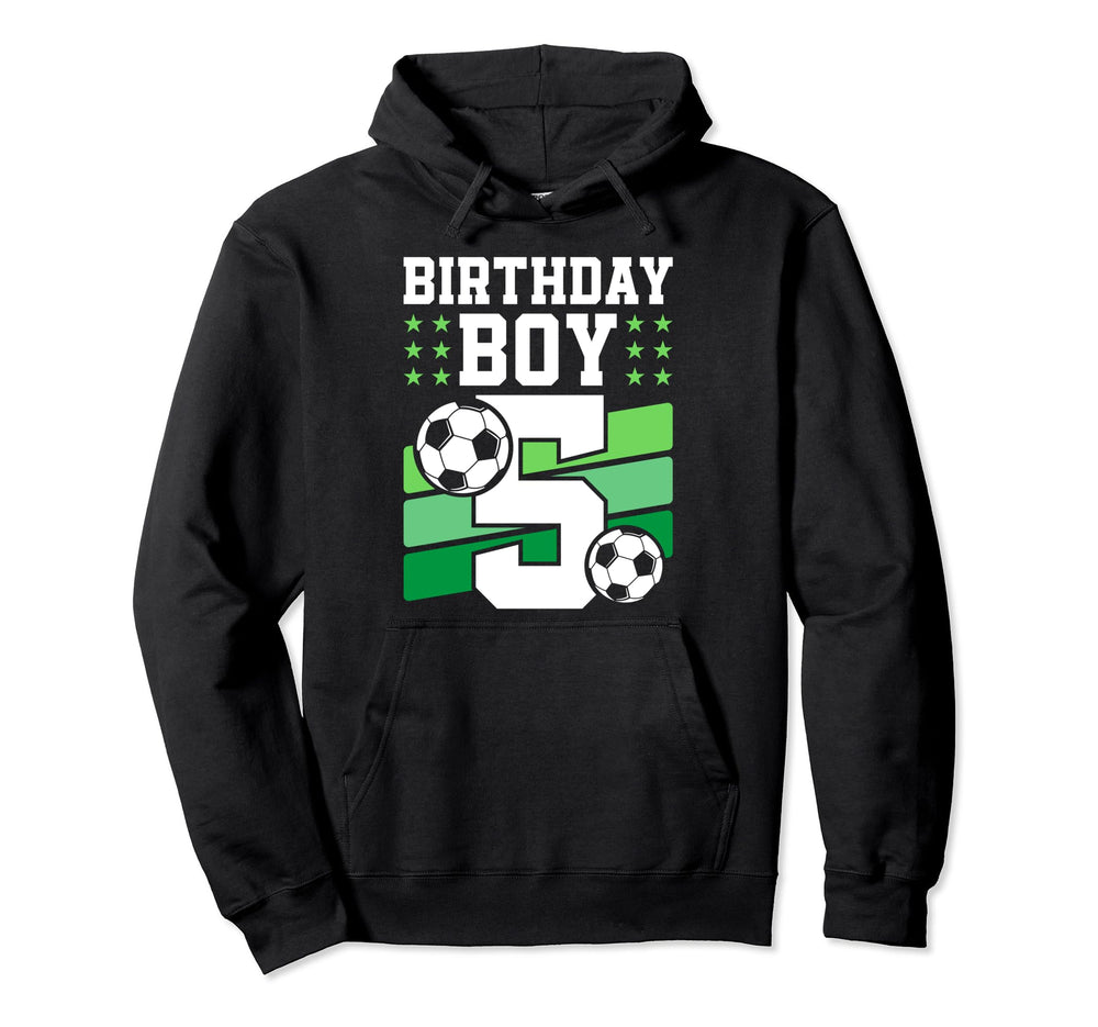 5 Years Old 5Th Birthday Gift Bday Soccer Hoodie - Graphic Print Men Women