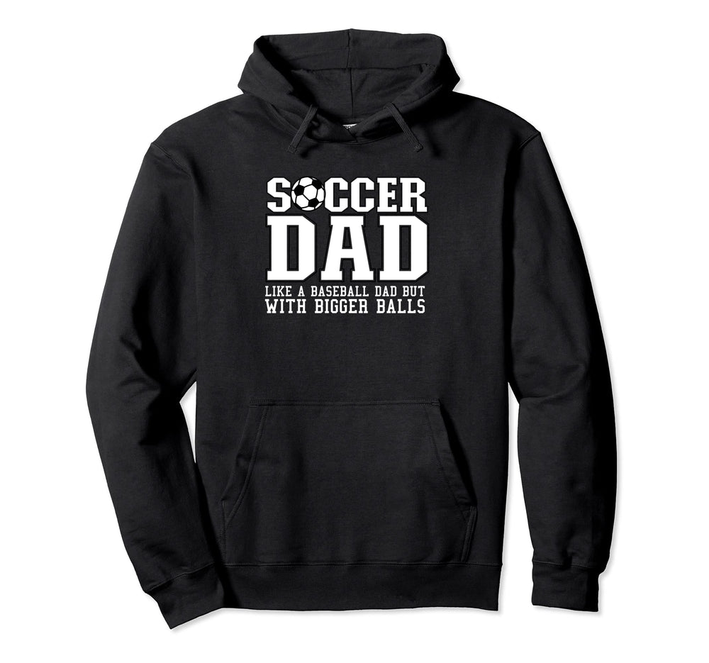 Funny Soccer Dad Futbol Papa Coach Hoodie - Aesthetic Graphic for Adults