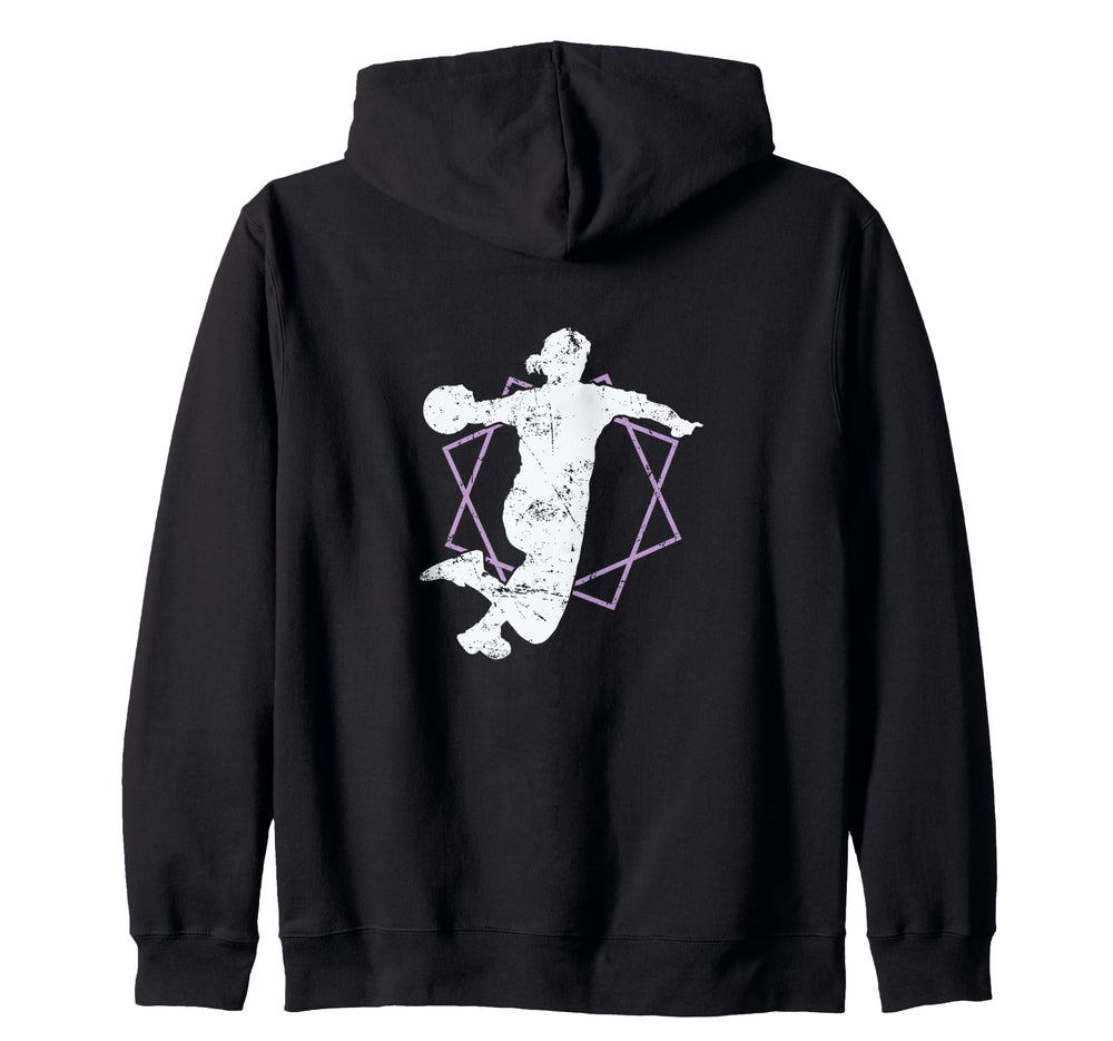 Handball Sports Team Team Goalkeeper Hoodie - Minimalist Print for Adults