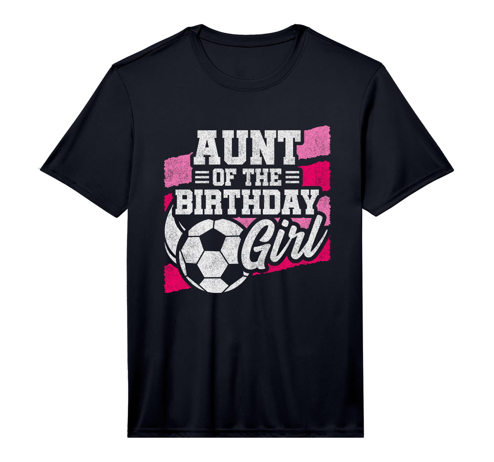 Soccer Birthday Soccer Party Birthday Aunt T-Shirt - Trendy Graphic Unisex