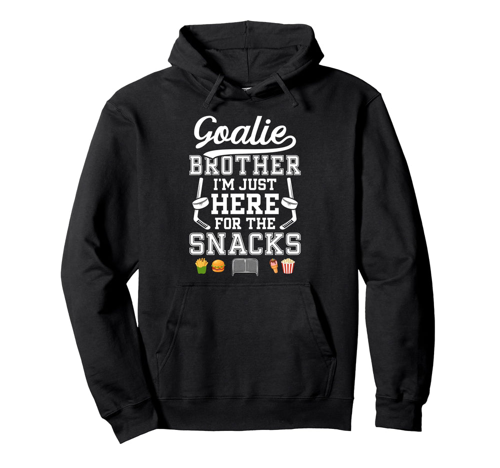 Funny Hockey Goalie Brother Ice Hoodie - Casual Everyday Wear Unisex