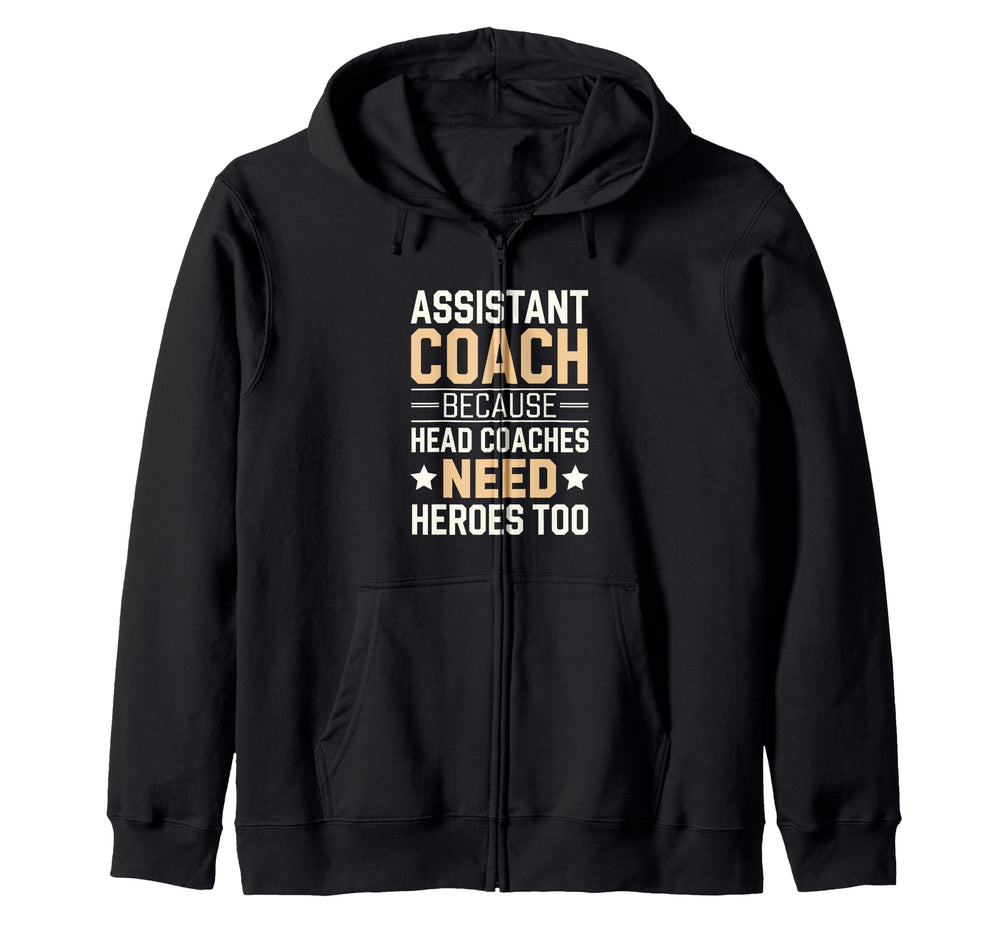 Funny Assistant Coach Soccer Volleyball Jm Hoodie - Graphic Print Unisex