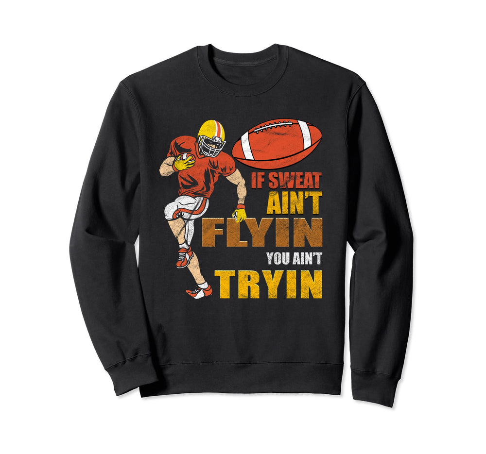 Football Player Sports Athlete Sweatshirt - Casual Everyday Wear Unisex