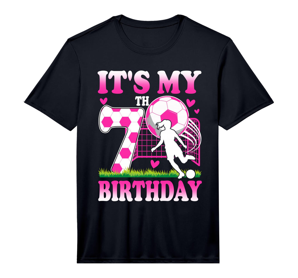 7 Year Old Birthday Soccer T-Shirt - Casual Everyday Wear for Adults