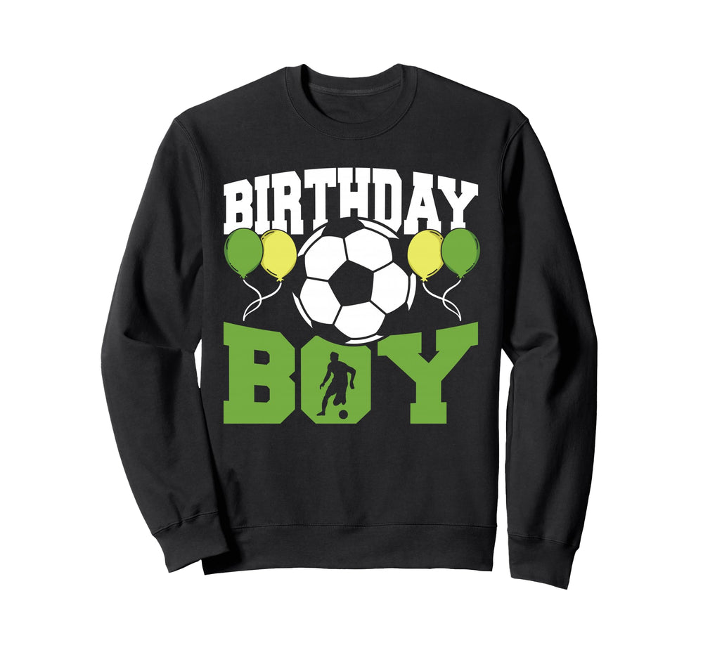 Birthday Family Matching Soccer Sweatshirt - Minimalist Print Unisex