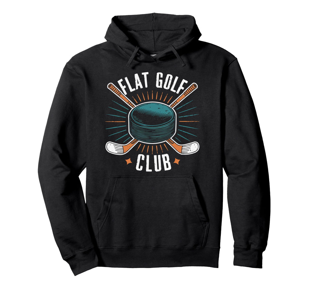 Funny Ice Hockey Player Winter Sport Hoodie - Minimalist Print for Adults