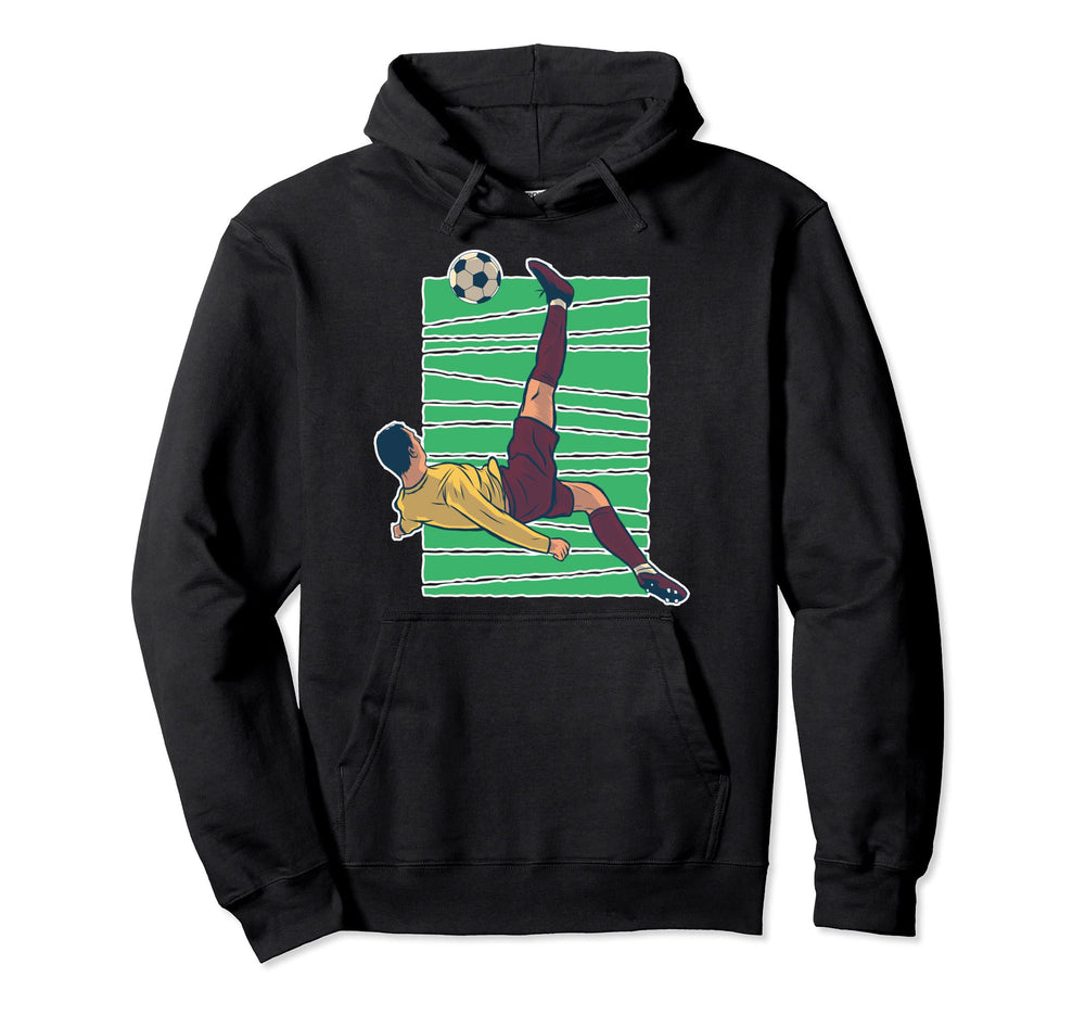 Bicycle Kick Soccer Hoodie - Fun Novelty Design for Adults