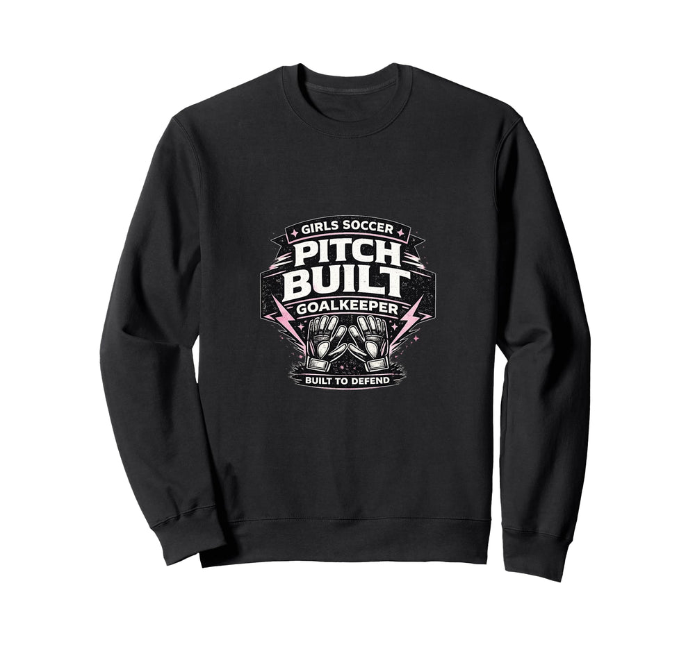 Pitch Built Goalkeeper Soccer Sweatshirt - Fun Novelty Design Men Women
