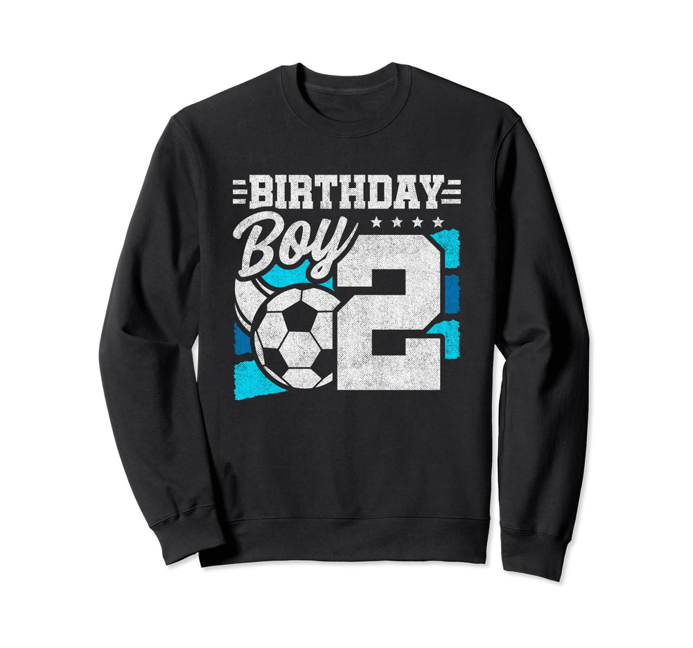 2Nd Birthday Soccer Party 2 Year Sweatshirt - Streetwear Style for Adults