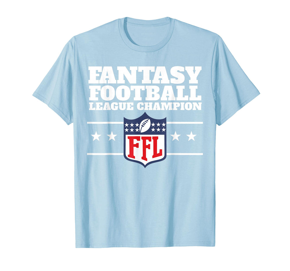 Fantasy Football League Champion Small T-Shirt - Custom Art Print Unisex