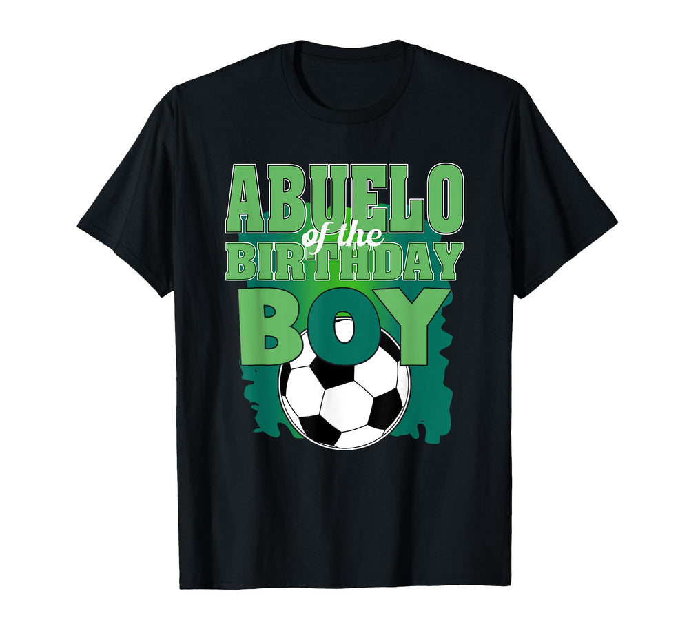 Abuelo Birthday Soccer Group Family T-Shirt - Custom Art Print for Adults