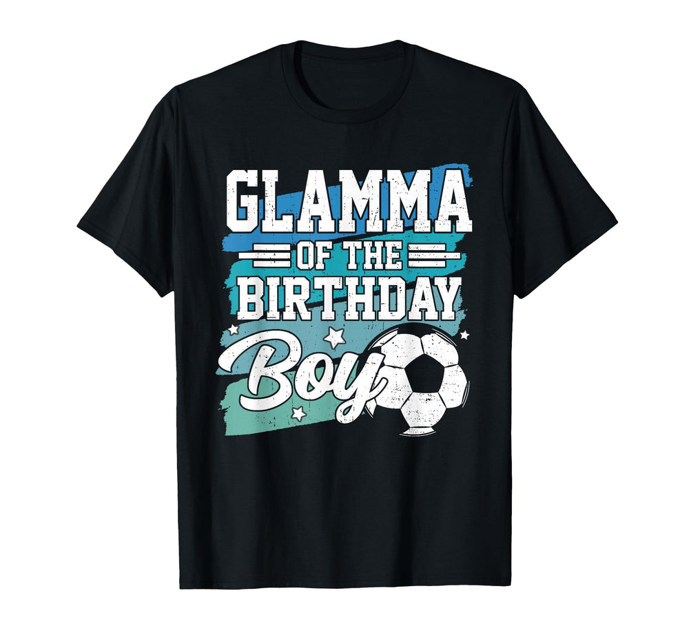 Glamma Birthday Soccer Family Matching T-Shirt - Aesthetic Graphic Unisex