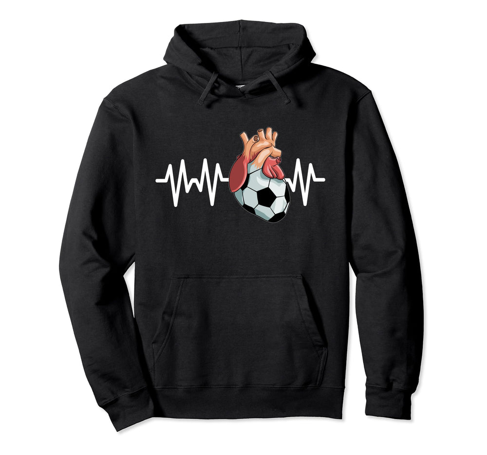Soccer Anatomical Heart Futbol Lovers Hoodie - Unique Graphic Men Women