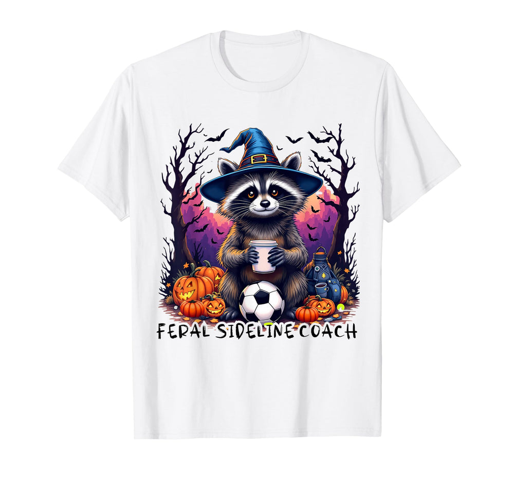 Halloween Soccer Mom Feral Soccer Mom T-Shirt - Trendy Graphic Unisex