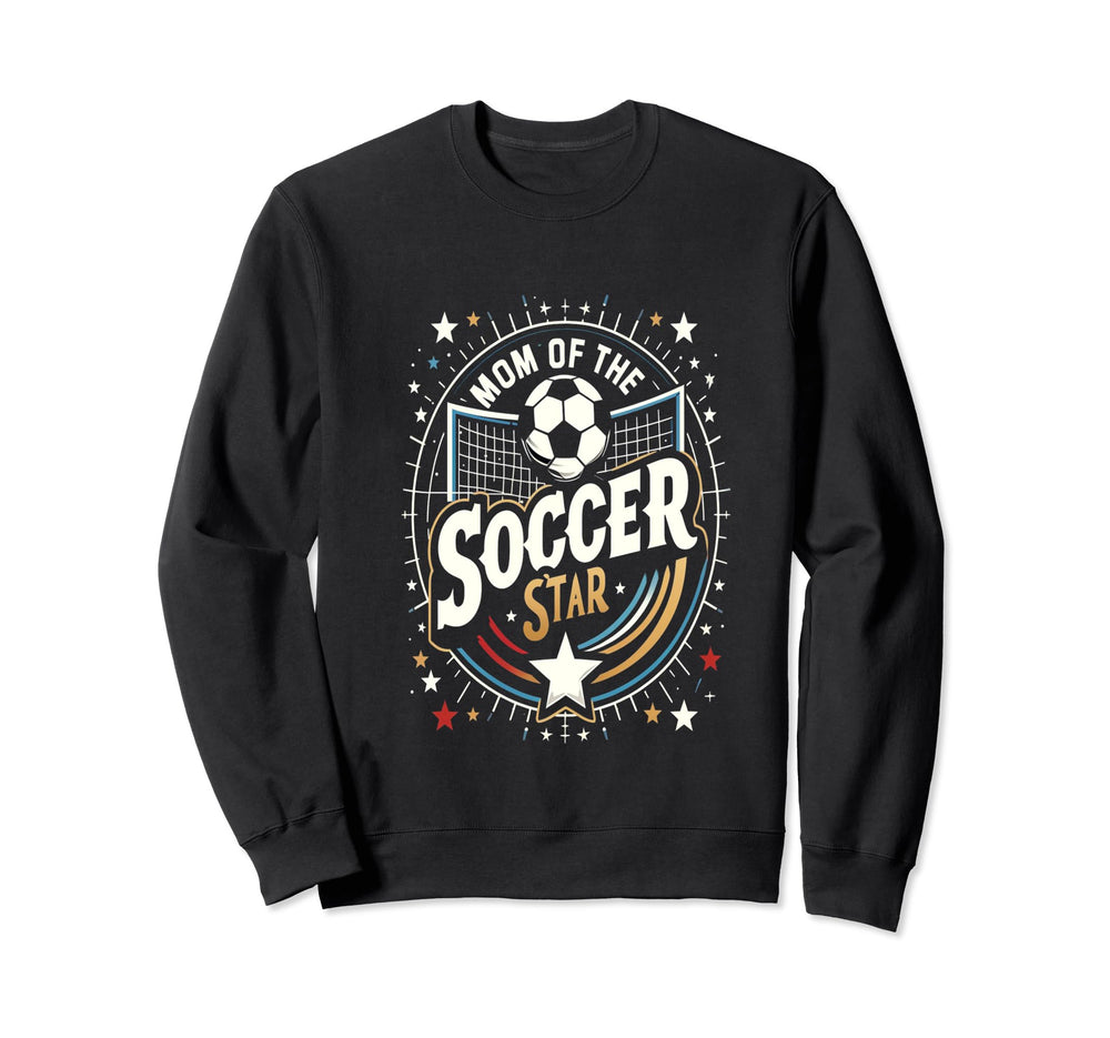 Soccer Birthday Birthday Mom Soccer Sweatshirt - Graphic Print Men Women