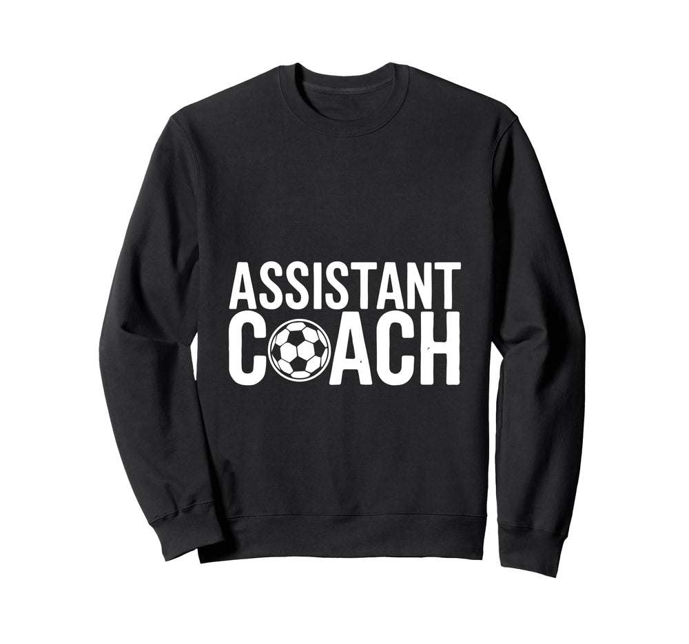 Assistant Coach Soccer Enthusiast Sweatshirt - Custom Art Print Unisex