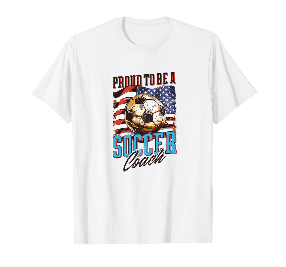 Proud To Be Soccer Coach Soccer Coach T-Shirt - Custom Art Print for Adults