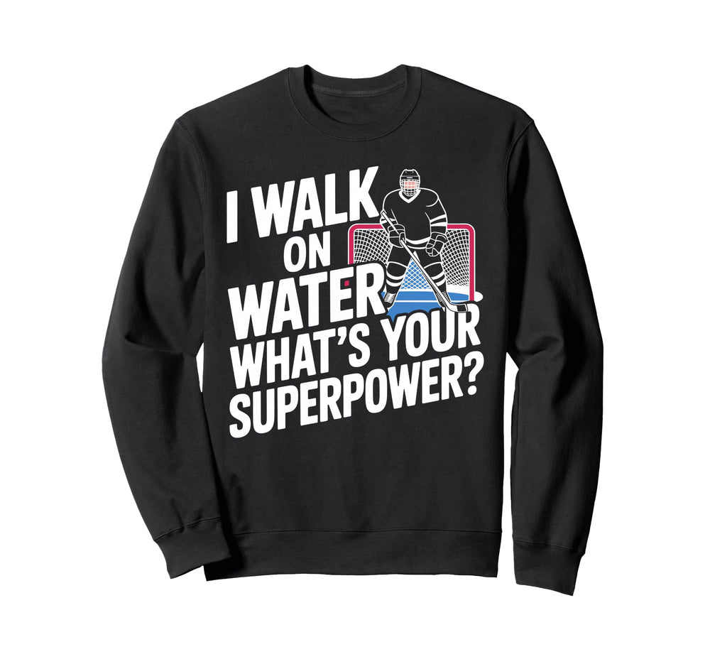 Funny Ice Hockey Ice Hockey Player Sweatshirt - Unique Graphic Men Women