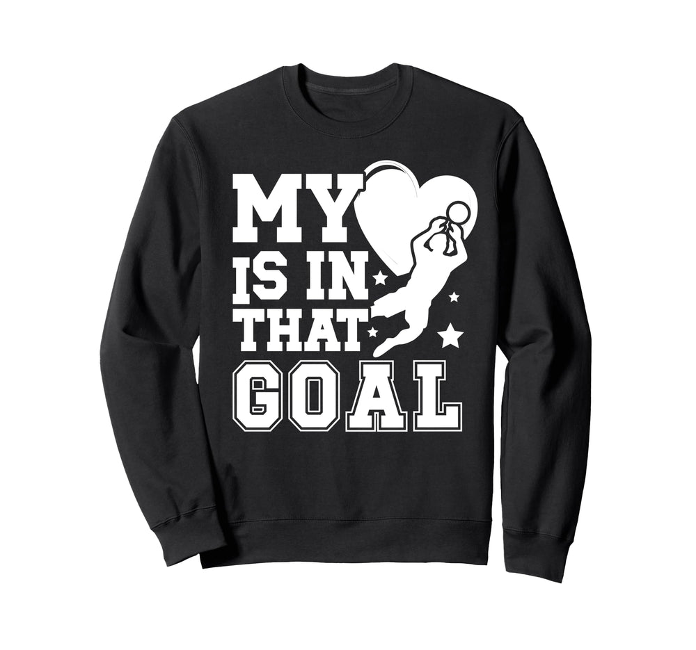 Proud Soccer Goalkeeper Mom Soccer Sweatshirt - Fun Novelty Design Unisex