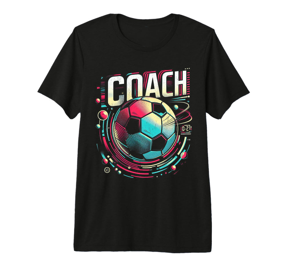 Soccer Coach Training Coaching T-Shirt - Novelty Apparel for Adults