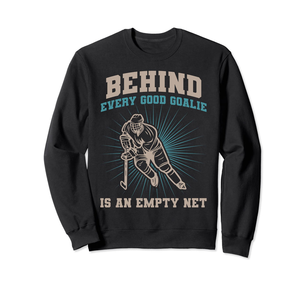 Hockey Goalkeeper Mask Player Sweatshirt - Casual Everyday Wear Men Women