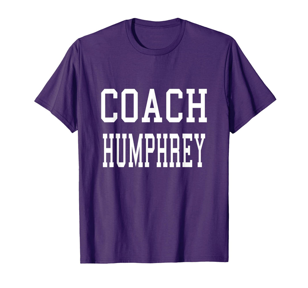 Coach Humphrey Custom Football Soccer T-Shirt - Graphic Print Unisex