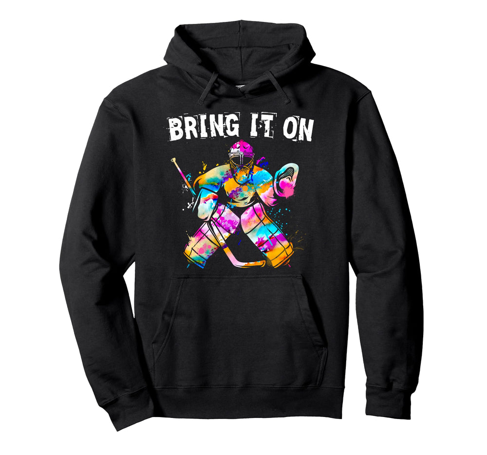 Ice Hockey Player Goalkeeper Ice Hoodie - Casual Everyday Wear Unisex