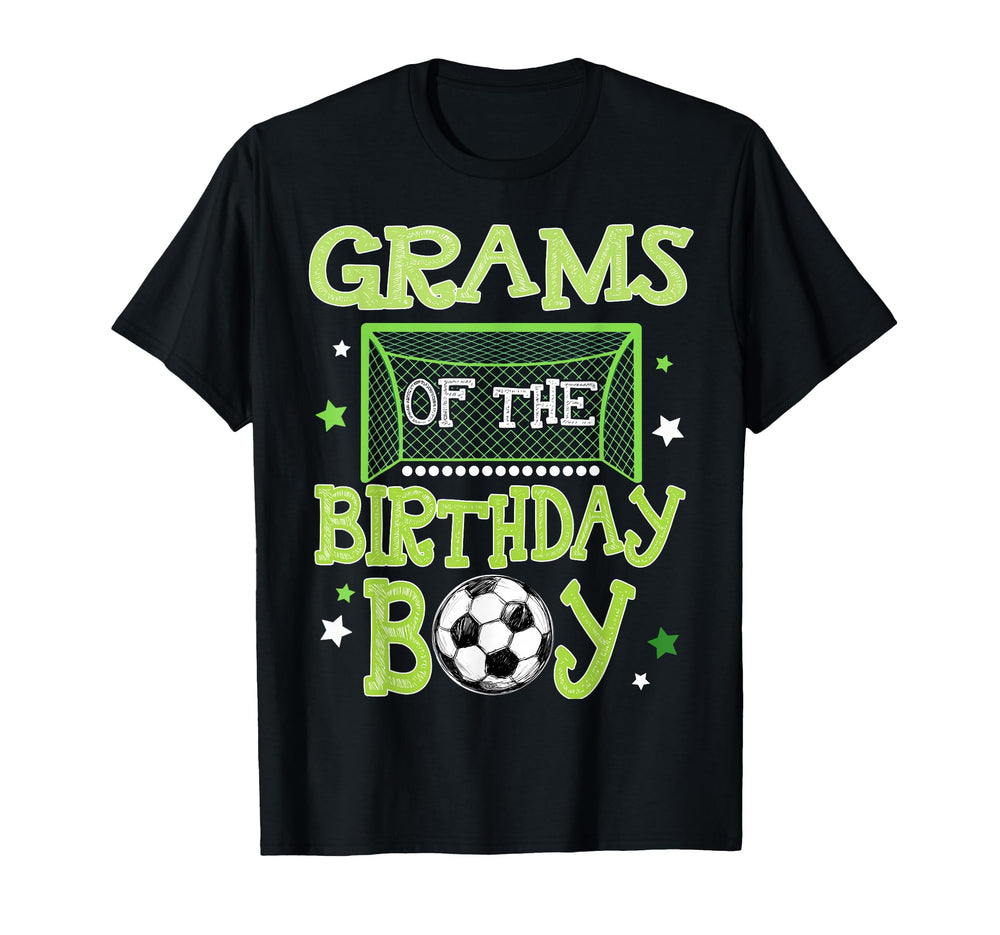 Grams Birthday Soccer Family Matching T-Shirt - Trendy Graphic Unisex